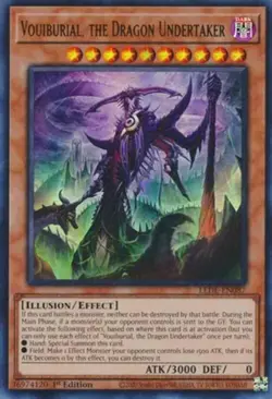 Yugioh! LP Vouiburial, the Dragon Undertaker - LEDE-EN087 - Ultra Rare - 1st Edi - Image 1