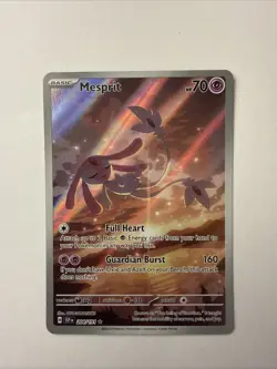 Mesprit 204/191 Illustration Rare 2024 Pokemon Surging Sparks Full Art Card NM+ - Image 1