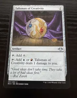 Talisman of Creativity - Modern Horizons MTG Magic the Gathering - Image 1