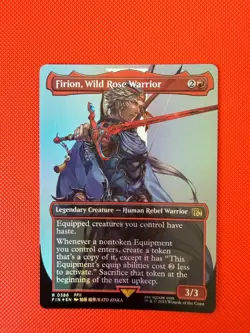Firion, Wild Rose Warrior (Borderless) Foil R FINAL FANTASY 386 NM - Image 1