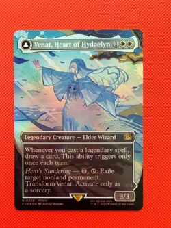 Venat, Heart of Hydaelyn (Borderless) Foil R FINAL FANTASY 329 NM - Image 2