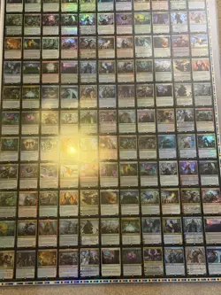 MTG - Magic War of the Spark Foil Uncut Sheet, All Rares & Mythics Rares! - Image 1