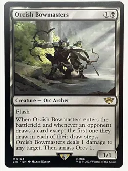 Orcish Bowmasters NM Lord of the Rings: Tales of Middle-Earth 0103 MTG Regular - Image 1