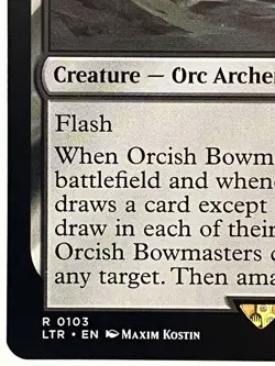 Orcish Bowmasters NM Lord of the Rings: Tales of Middle-Earth 0103 MTG Regular - Image 5