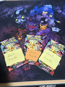 Ascended Heroes Pokemon TCG Boosters (x4) 22.66/22.67/22.69g!!—God packsU! - Image 1