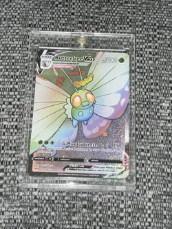 Pokemon TCG Butterfree VMAX Darkness Ablaze Holo Ultra Rare Good Condition - Image 1