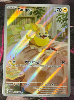 Yamper Pokemon Card The Pokemon Company Me02 Phantasmal Flames Holo - Image 1