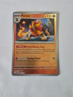 Pyroar 024/132 Uncommon Mega Evolution Pokemon Reverse Holo Near Mint - Image 1