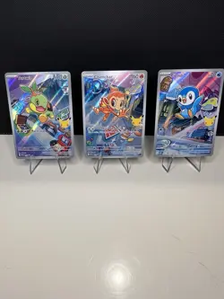 Pokemon 30th Anniversary First Partner Set of 3 Promo: Chimchar, Piplup, Turtwig - Image 1