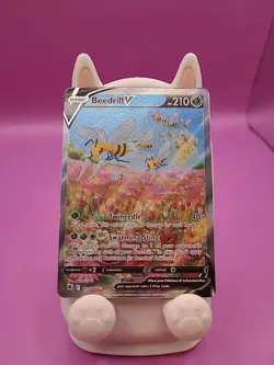 Pokemon TCG Astral Radiance Beedrill V 161/189 Ultra Rare Holo English - Image 1