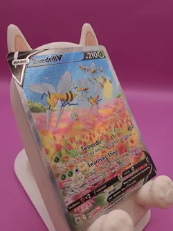 Pokemon TCG Astral Radiance Beedrill V 161/189 Ultra Rare Holo English - Image 4