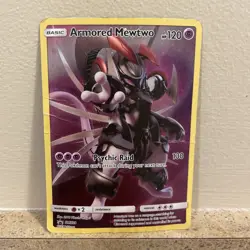 Pokemon TCG- Armored Mewtwo SM228 Black Star Promo Sun & Moon 2019 HP - Image 1