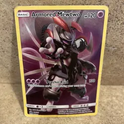 Pokemon TCG- Armored Mewtwo SM228 Black Star Promo Sun & Moon 2019 HP - Image 2