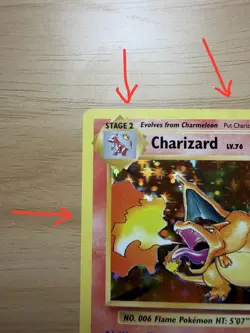 Pokemon XY Evolutions Charizard 11/108 Light Holo Bleed Misprint Error - Image 3