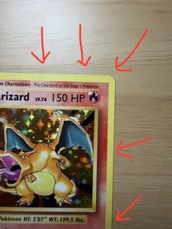 Pokemon XY Evolutions Charizard 11/108 Light Holo Bleed Misprint Error - Image 4