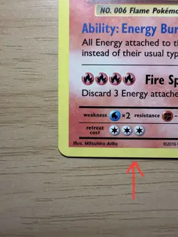 Pokemon XY Evolutions Charizard 11/108 Light Holo Bleed Misprint Error - Image 5