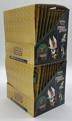 Lot of (24) Pokemon TCG Crown Zenith Pin Collection 3-Pack Blisters w/Displays - Image 2