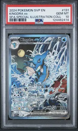 🥇PSA 10 Kingdra ex SFA #131 Special Illustration 2024 Pokemon - Image 1