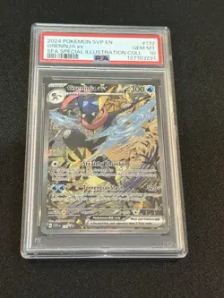 PSA 10 Pokemon Greninja EX 132 Shrouded Fable Special Illustration Promo GEM 💎 - Image 2