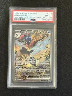 PSA 10 Pokemon Greninja EX 132 Shrouded Fable Special Illustration Promo GEM 💎 - Image 4