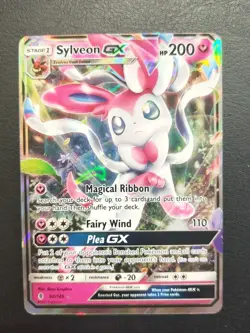 Pokemon TCG Sun & Moon Guardians Rising Sylveon GX 92/145 – Ultra Rare Holo NM - Image 1
