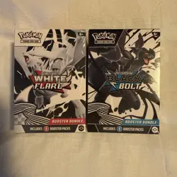 Pokemon TCG Black Bolt And White Flare Booster Bundles (Brand New/Sealed) - Image 1