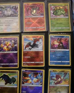 16 Radiant Rare Full Set Complete Pokemon Collection Charizard Greninja Eevee NM - Image 3