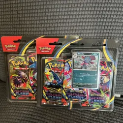 Pokemon TCG: Phantasmal Flames Weavile 3-Pack Blister Box Set - Image 1