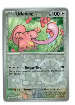 Lickitung 108/165 151 REVERSE HOLO POKEMON TCG NM-LP - Image 1