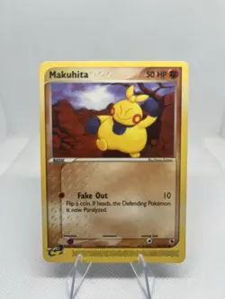 EX-NM Ruby and Sapphire Makuhita Common 58/109 2003 Pokemon TCG - Image 1