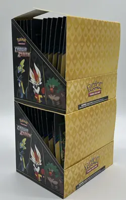 Lot of (24) Pokemon TCG Crown Zenith Pin Collection 3-Pack Blisters w/Displays - Image 2