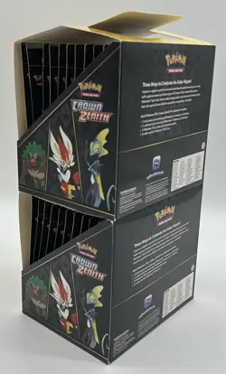 Lot of (24) Pokemon TCG Crown Zenith Pin Collection 3-Pack Blisters w/Displays - Image 3