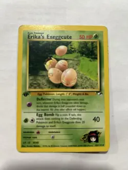 Pokemon TCG Erika's Exeggcute Gym Heroes First Edition - Image 1