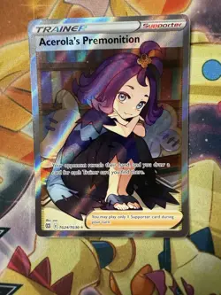 Acerola's Premonition (Full Art) - TG24/TG30 Brilliant Stars NM Pokemon TCG - Image 1