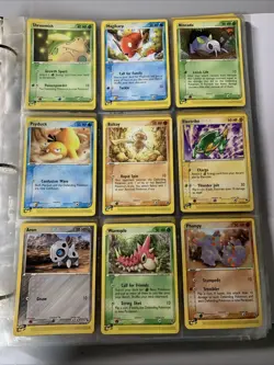 Pokemon TCG Vintage Binder Lot - Base Set, Jungle, E-Reader, Neo & Gym Sets - Image 4