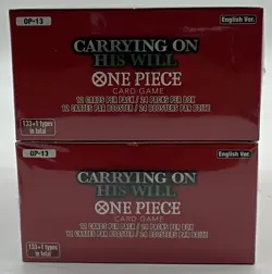 Lot of (2) One Piece TCG OP-13 Carrying On His Will Booster Boxes SEALED EN - Image 4