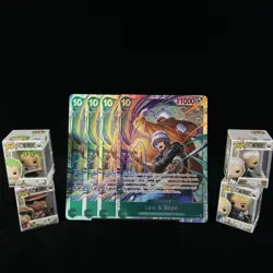 One Piece TCG | x4 Playset Law & Bepo Starter Deck: 24 Green ST24-004 | NM ENG - Image 1