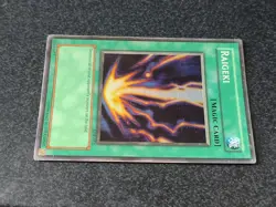 YuGiOh - Raigeki Legend of Blue Eyes White Dragon LOB-053 Unlimited Super Rare - Image 2
