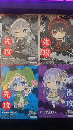 Weiss Schwarz Date A live VOL.3 Chibi Box Toppers Complete Set (12) - Image 2
