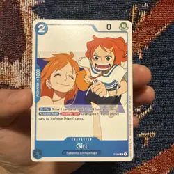 One Piece TCG Prerelease Event P-096 Girl Promo Card English - Image 1