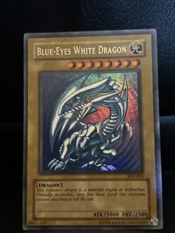 BLUE EYES WHITE DRAGON ULTRA RARE SDK-001 ORIGINAL YUGIOH! LP - Image 1
