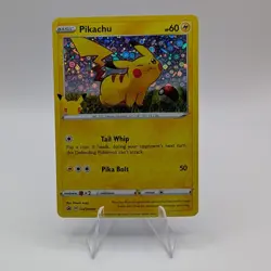 Pikachu SWSH039 25th Anniversary Holo Promo Pokemon Card - Image 1