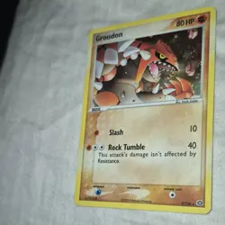 Groudon Rare Holo 5/106 Pokemon Card - Image 2