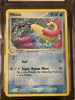 Milotic Holo 2005 EX Emerald 8/106 Holo Rare Pokemon Card CGC 9 Mint - Image 2