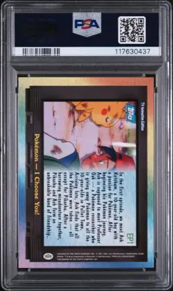 POKEMON TOPPS TV ANM SERIES 2 EP. CARDS PSA 8/AUTO 10 SIGNED BY VERONICA TAYLOR - Image 2