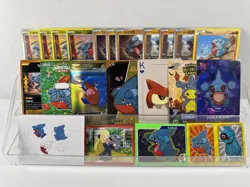 Pokemon Lot of Cards and Stickers All Gible #443 Gible Pokemon Lot of 22 - Image 1