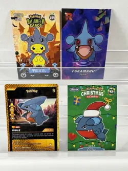 Pokemon Lot of Cards and Stickers All Gible #443 Gible Pokemon Lot of 22 - Image 3