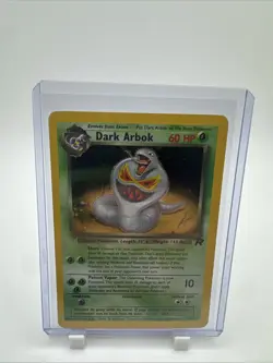 Vintage 2000 Pokemon Dark Arbok 2/82 Holo Card NM (Has 23000 Number Misprint) - Image 1