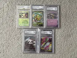 Graded Pokemon Cards Mega Gardevoir EX CGC 10 Japanese Leafeon V Chinese AGS - Image 1