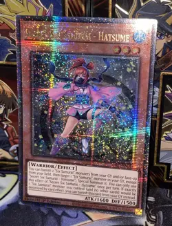 YuGiOh! Secret Six Samurai - Hatsume - RA03-EN016 - Quarter Century Rare - Image 3
